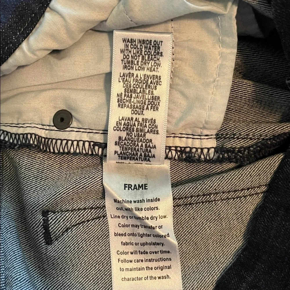 Frame Denim Le Crop Mini Boot Mid Rise Size 27 - Picture 13 of 16